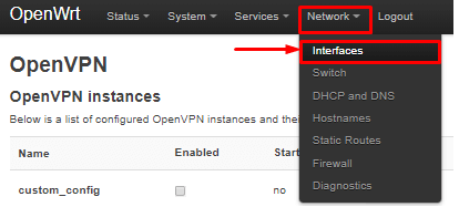 OpenVPN interface Creation Openwrt OpenVPN interface Creation Openwrt