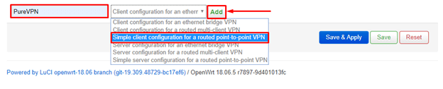 Simple client configuration for a routed point-to-point VPN Simple client configuration for a routed point-to-point VPN