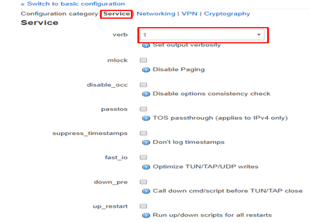 Configuration category service Configuration category service